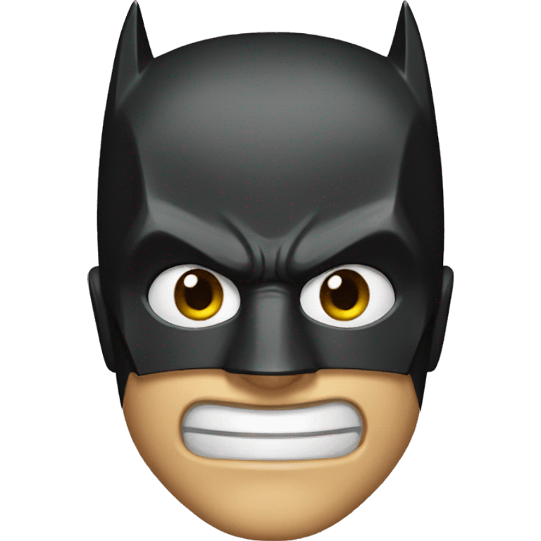 Batman face emoji