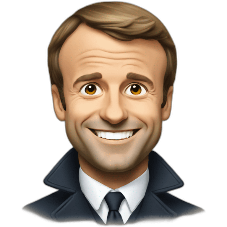 Emmanuel Macron happy emoji