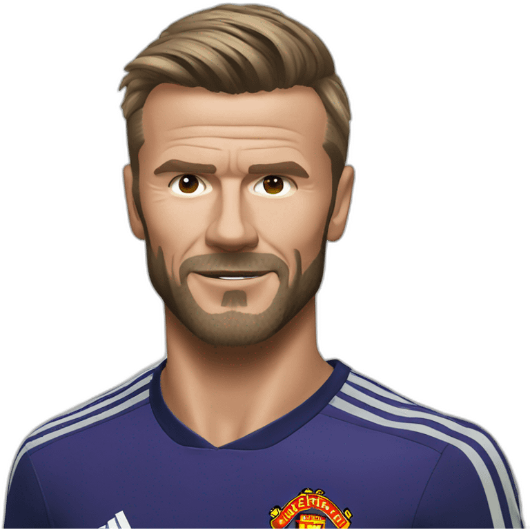 Beckham Manchester united emoji