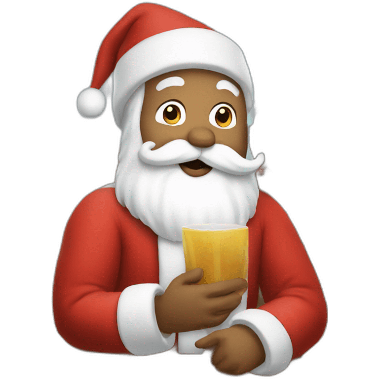 Santa Claus at home emoji