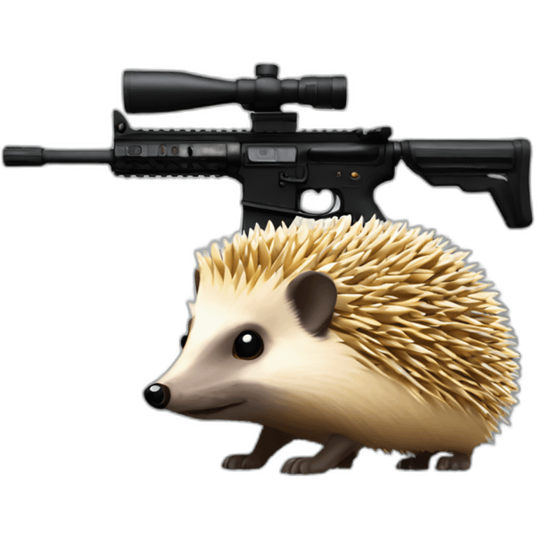 hedgehog ar15 emoji