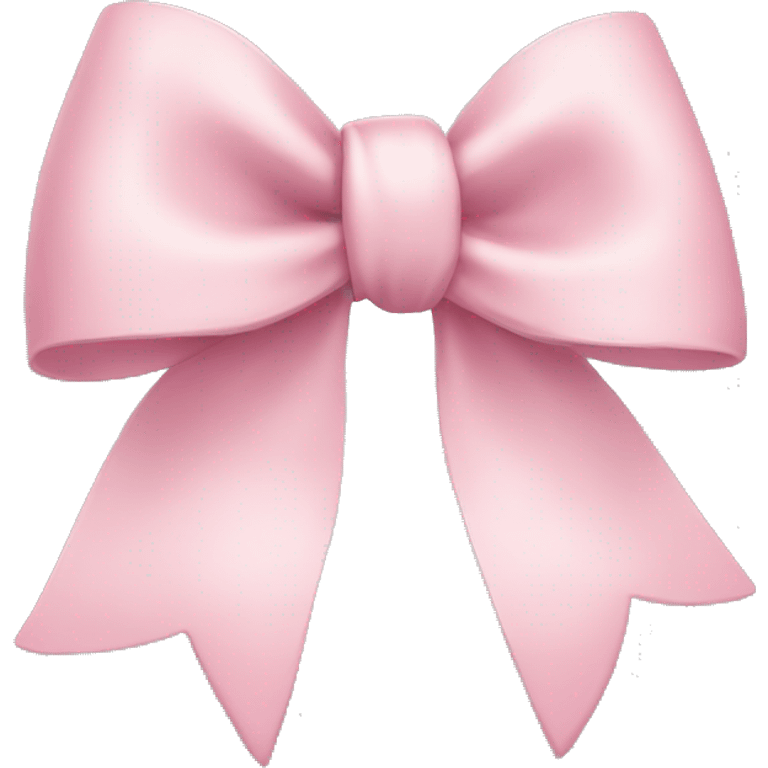 light pink bow emoji