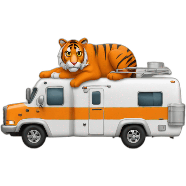 Clemson-tiger-driving-a-class-a-rv emoji