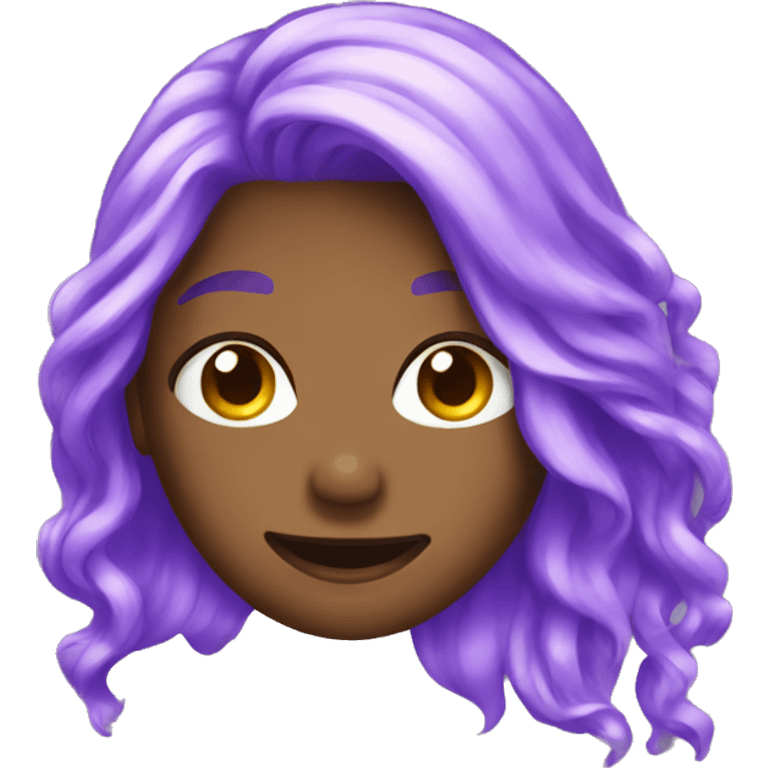 Purple shampoo emoji emoji