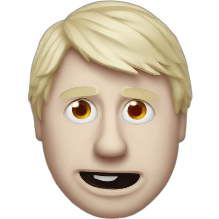 Boris Johnson with British Flag emoji