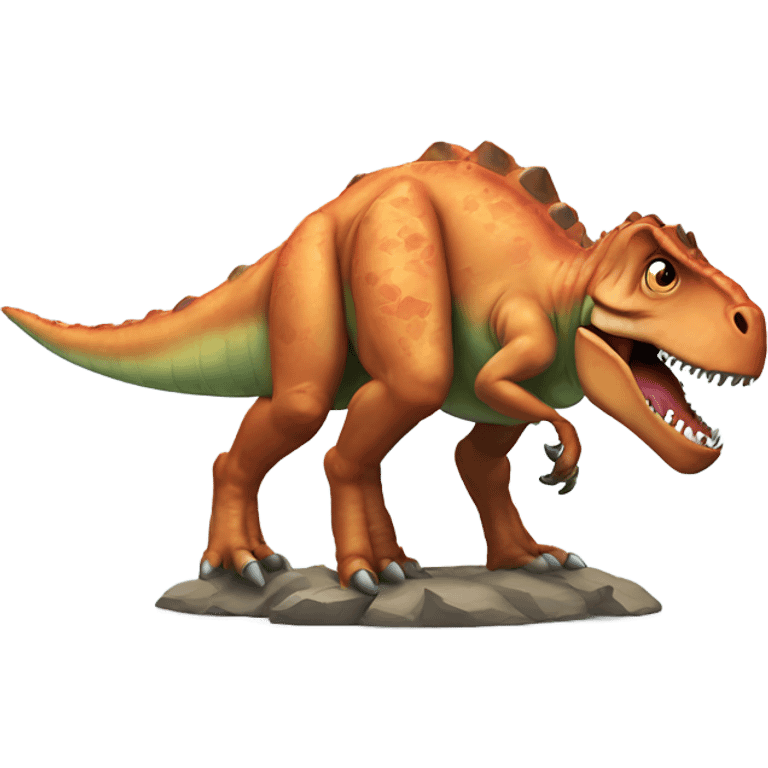 Head injured dinosaur  emoji