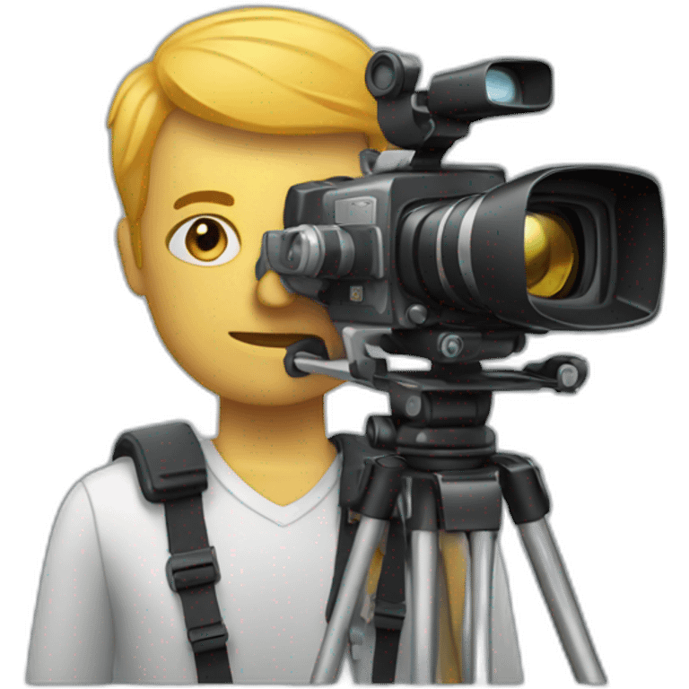 guy witha movie camera emoji