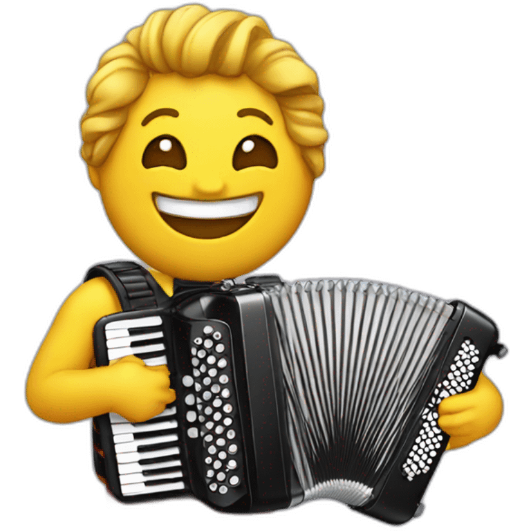 smile accordion emoji