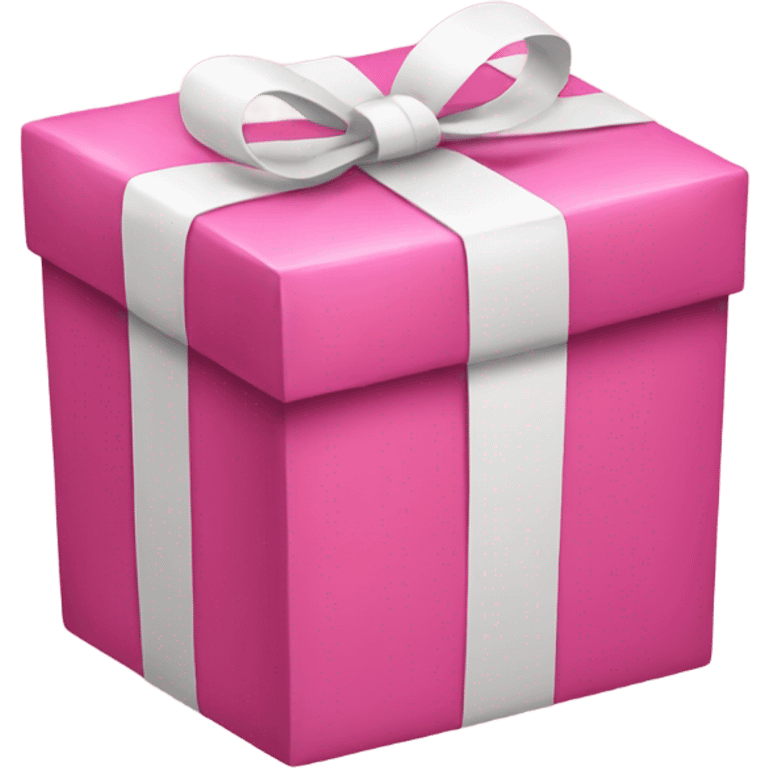 Pink gift emoji