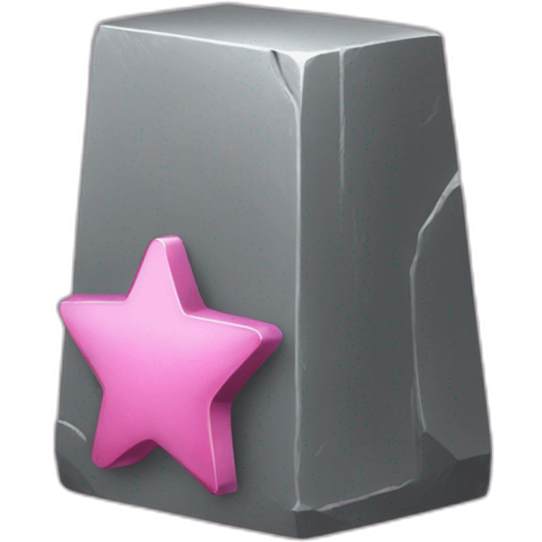 iron ingot with a pink star emoji