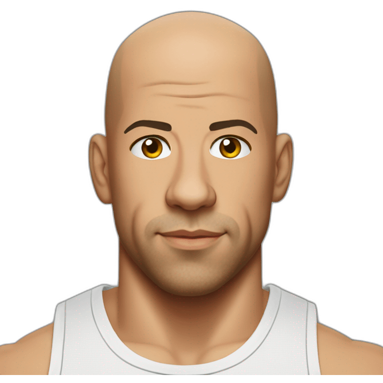 Vin diesel in tanktop emoji