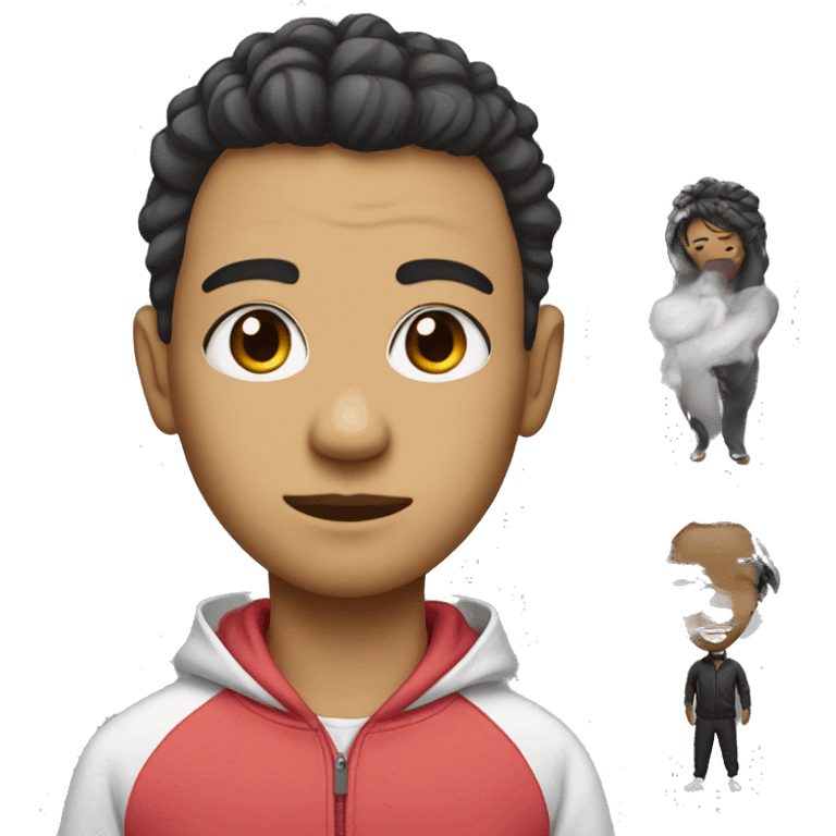 Shi zu with false lashes on and a sweat suit on emoji