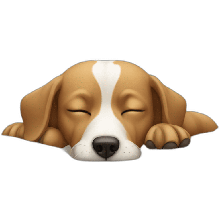 Chien dormant emoji