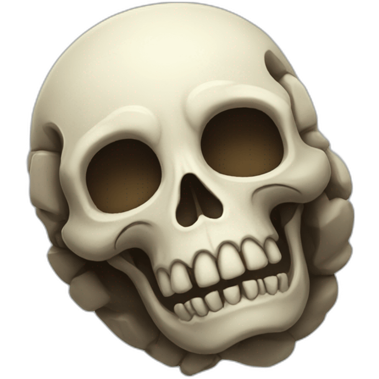 A SLEEPY SKULL emoji