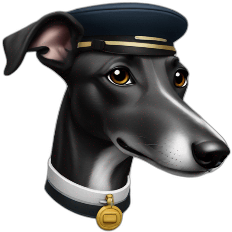 black greyhound pilot emoji