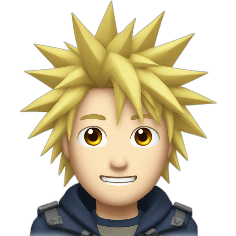 Minato spiky hair emoji