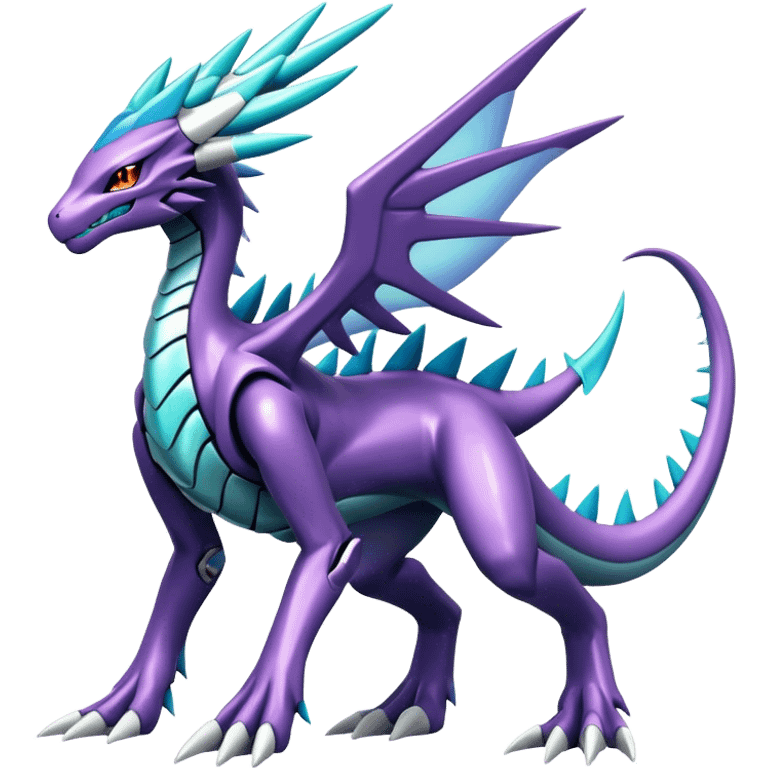  Cool Edgy Shiny Godly Ethereal Digimon-Genesect-Kyurem-Dialga-Suicune-Reptile full body emoji