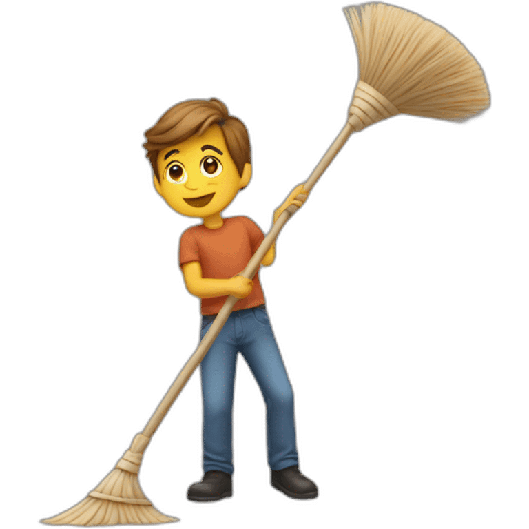 sweeping emoji