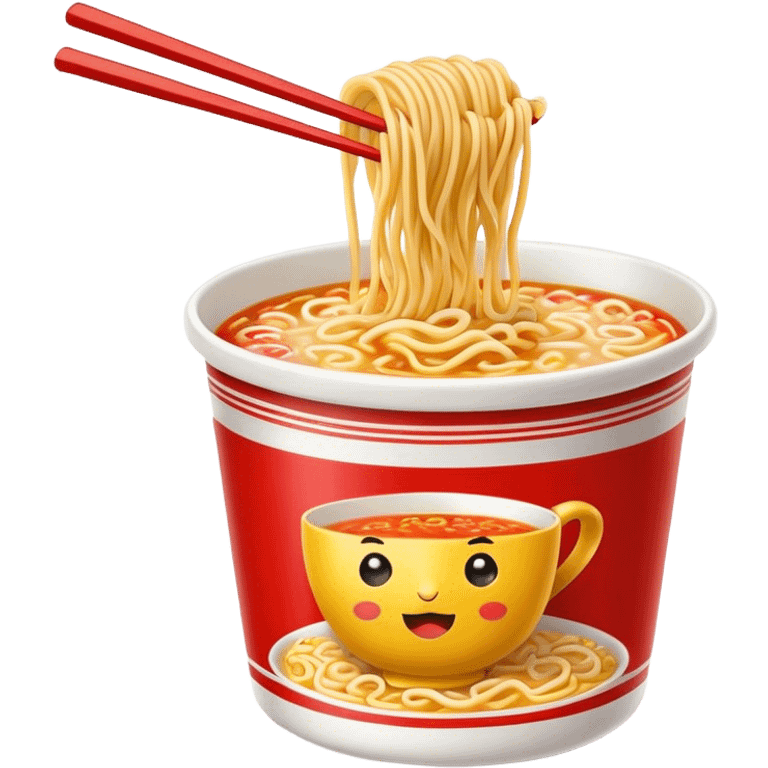 Cup noodle emoji