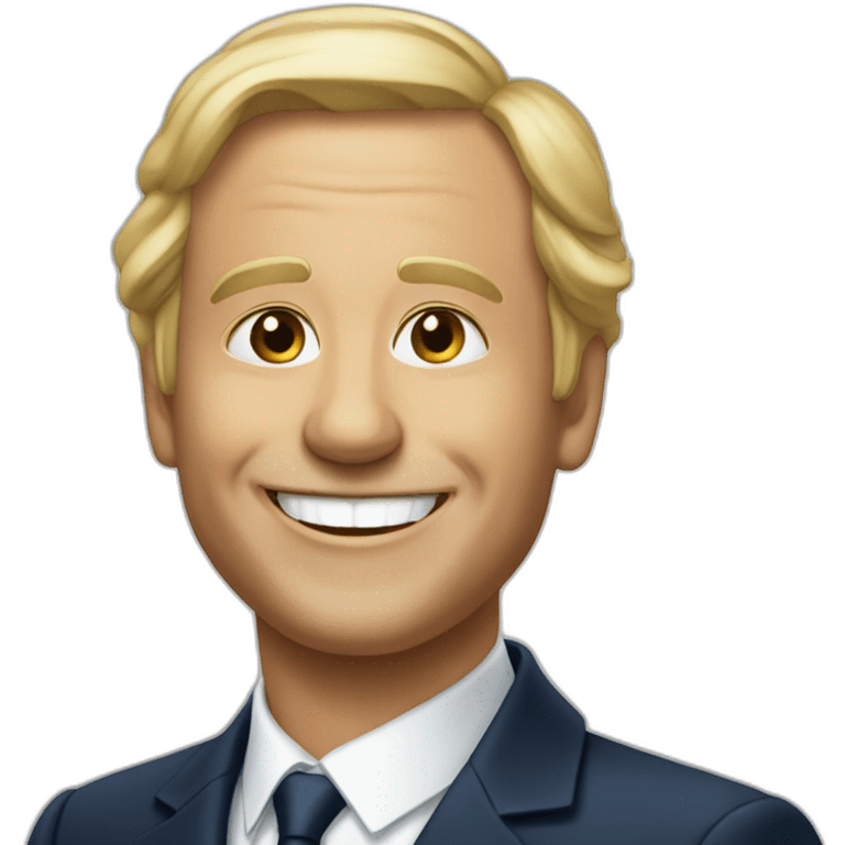 French président smile emoji