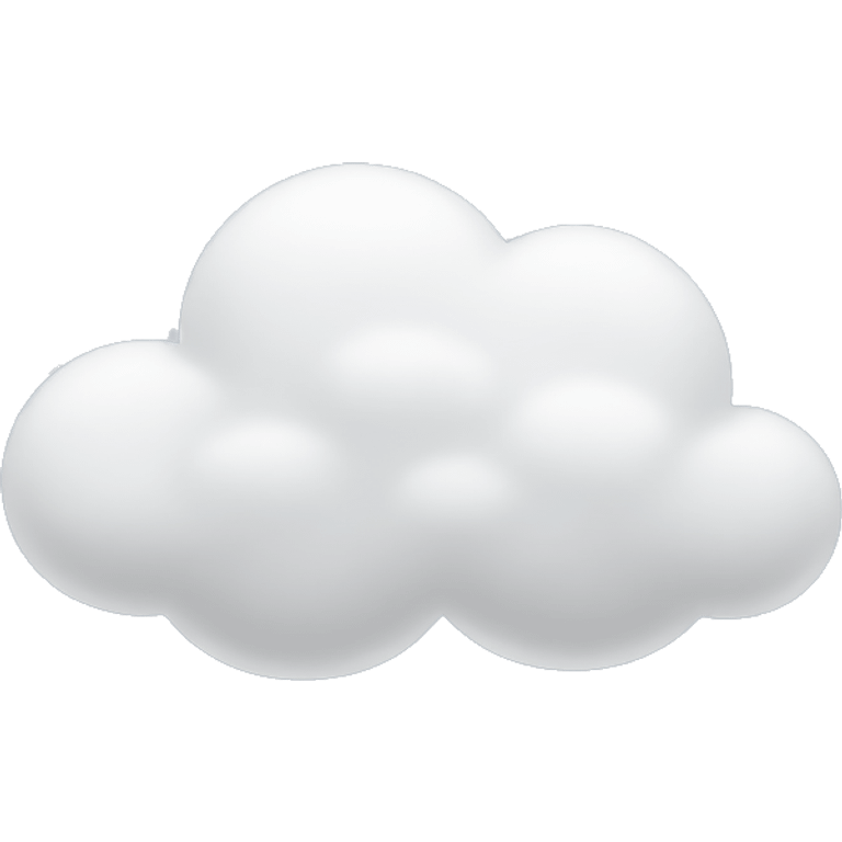 Cloud emoji