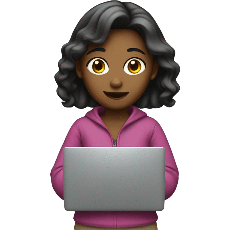 girl with laptop emoji