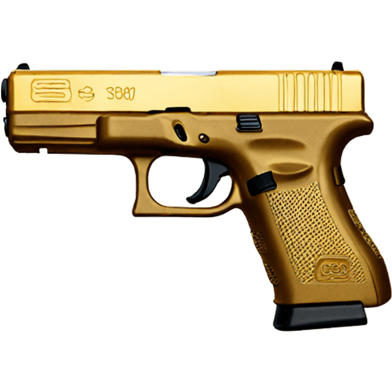 Gold glock emoji