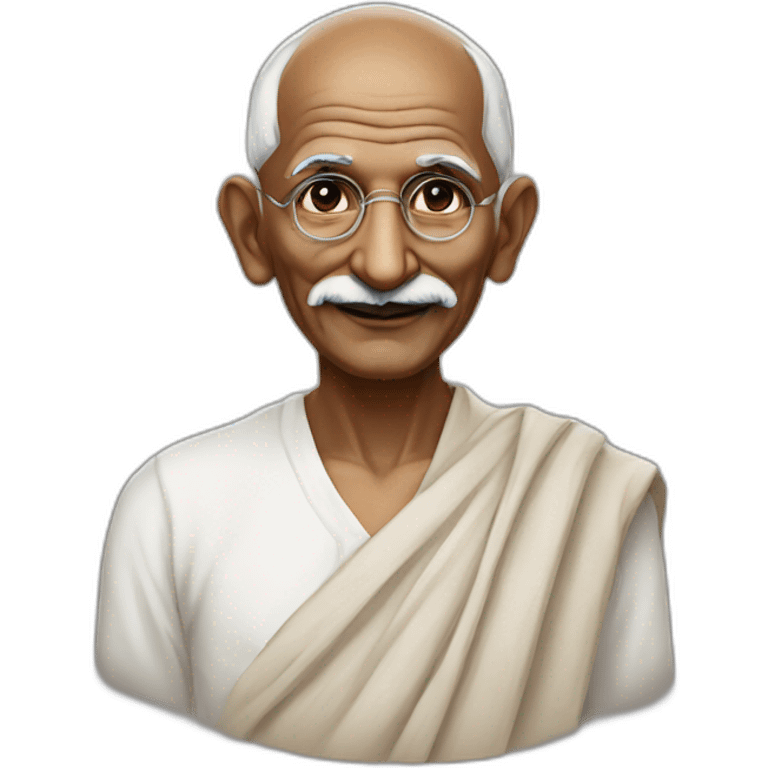 Mahatma gandhi emoji