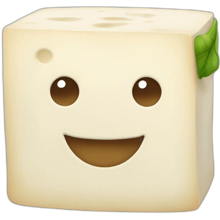 happy tofu emoji