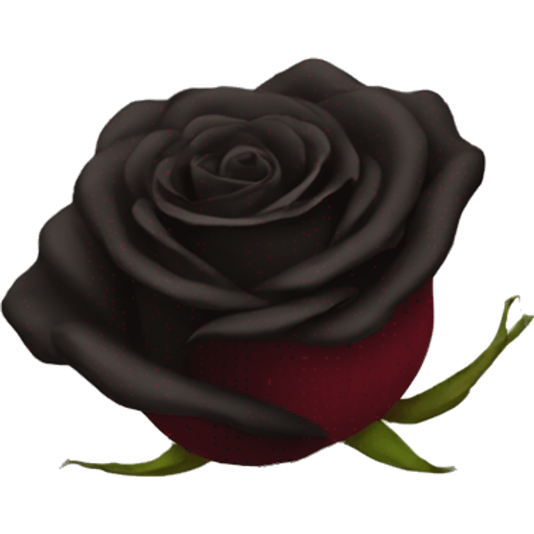 Rose negra emoji