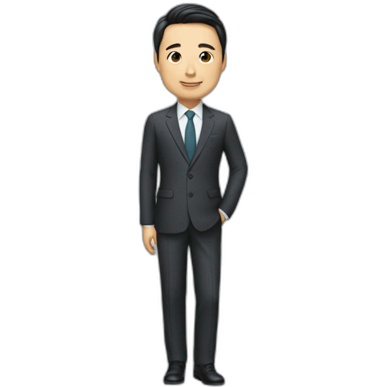 kazakh in suit emoji