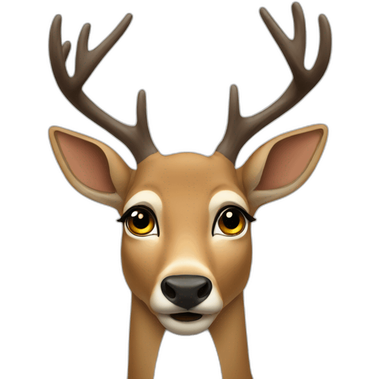 deer pleading eyes emoji