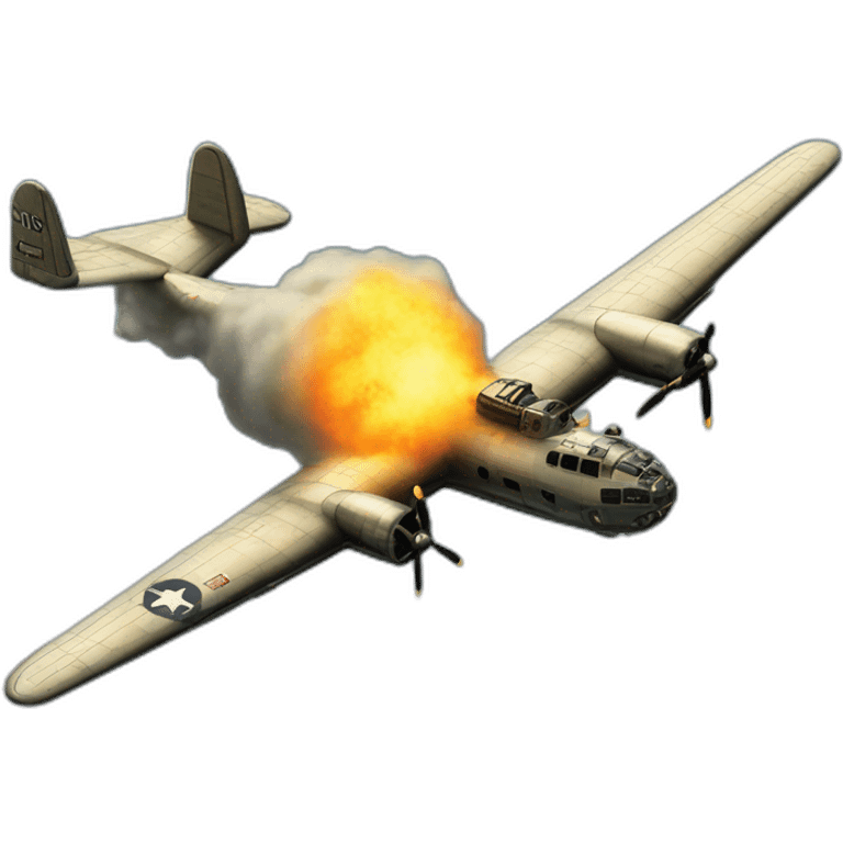 B-29 qui lache la bombe atomique sur Hiroshima emoji