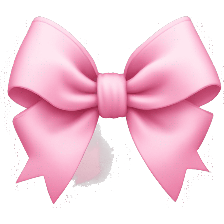 Cute bow light pink  emoji