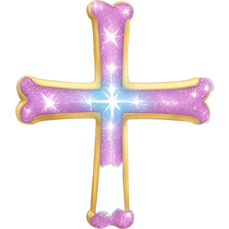 A Cross with sparkle  emoji