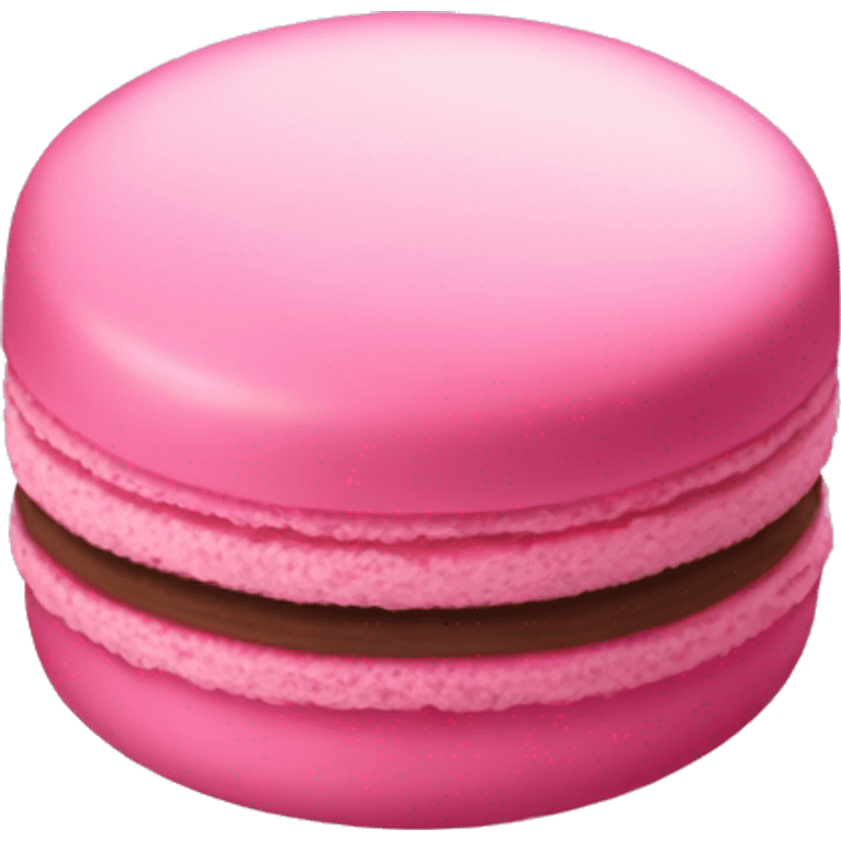 pink macaroon emoji