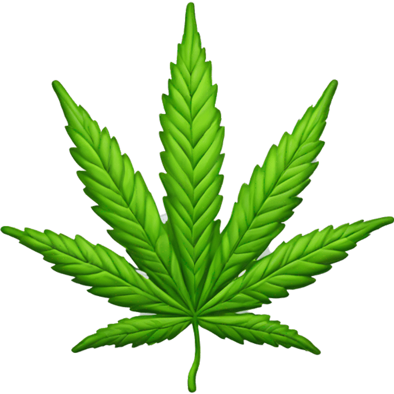 Hoja de cannabis iPhone emoji emoji