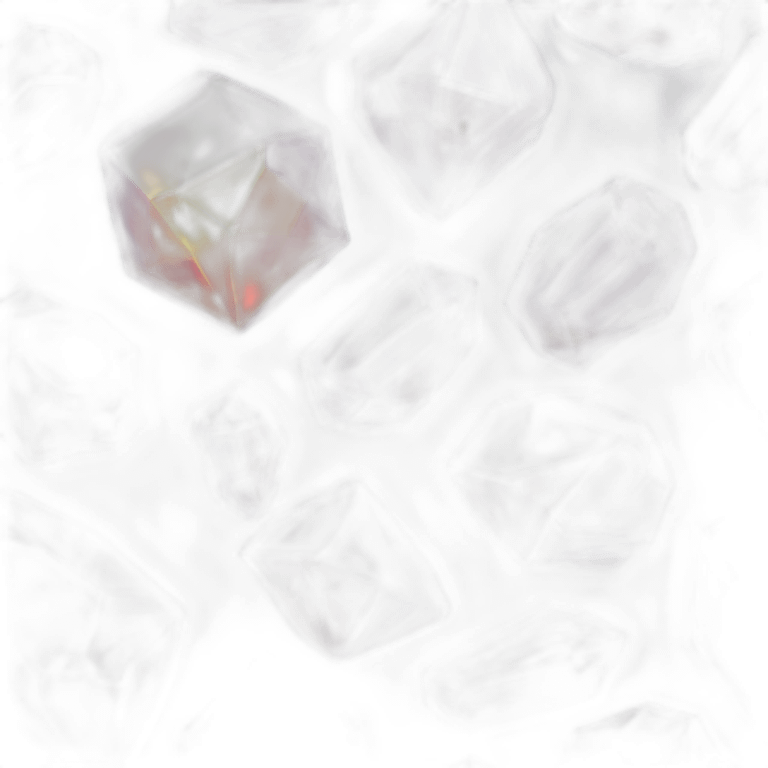 Iridescent crystal clusters emoji