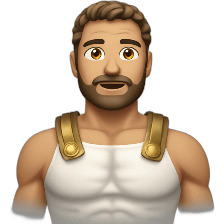 roman with muscels emoji