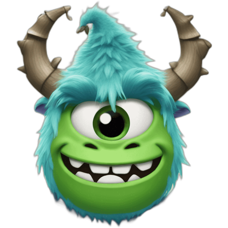 Monster Inc at Christmas  emoji