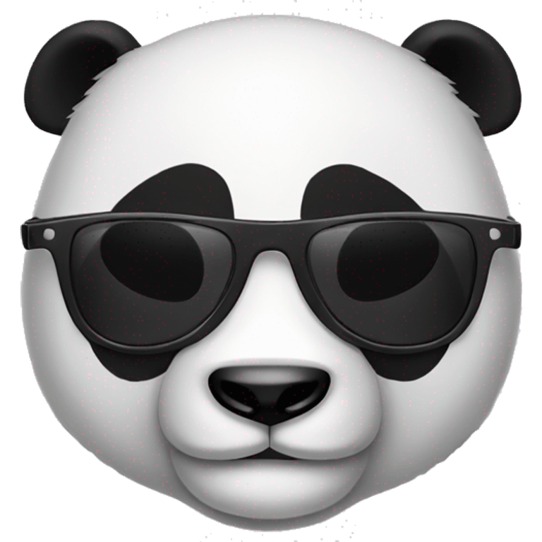 Panda wearing cool sunglasses emoji