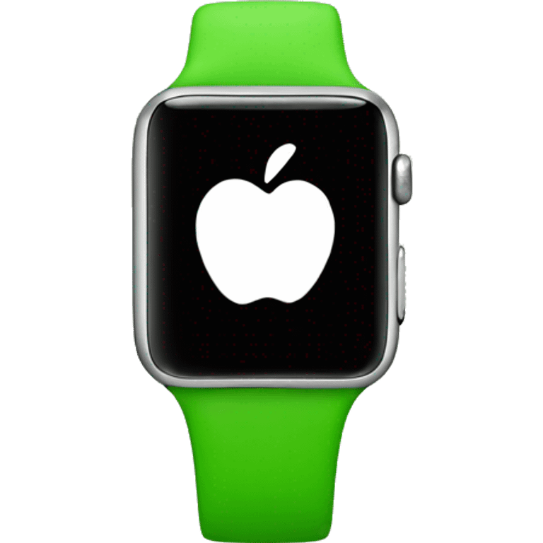 Green Apple Watch  emoji