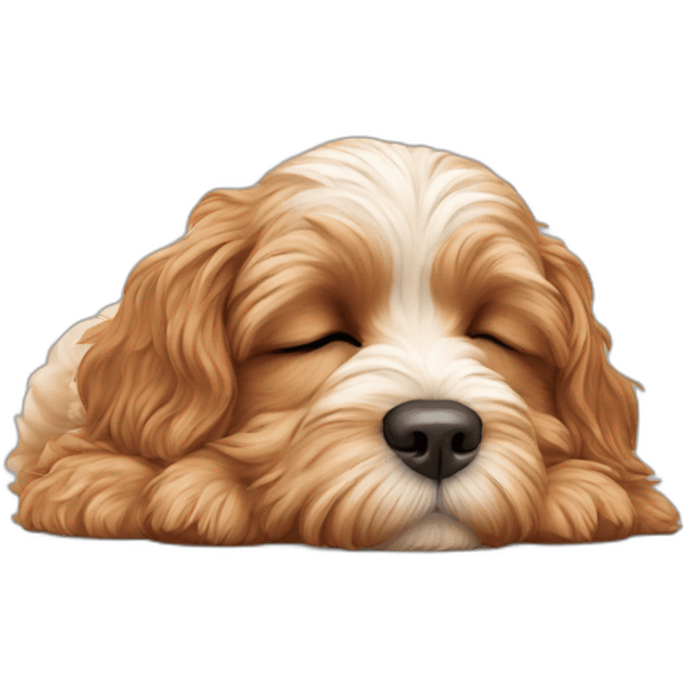 cavoodle-sleeping emoji