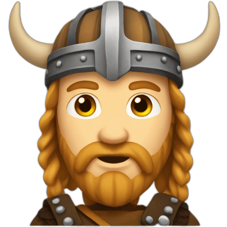 Viking without beard emoji