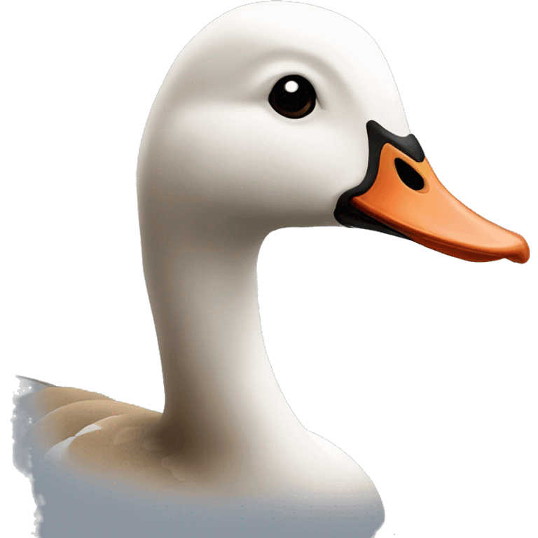 head of goose emoji