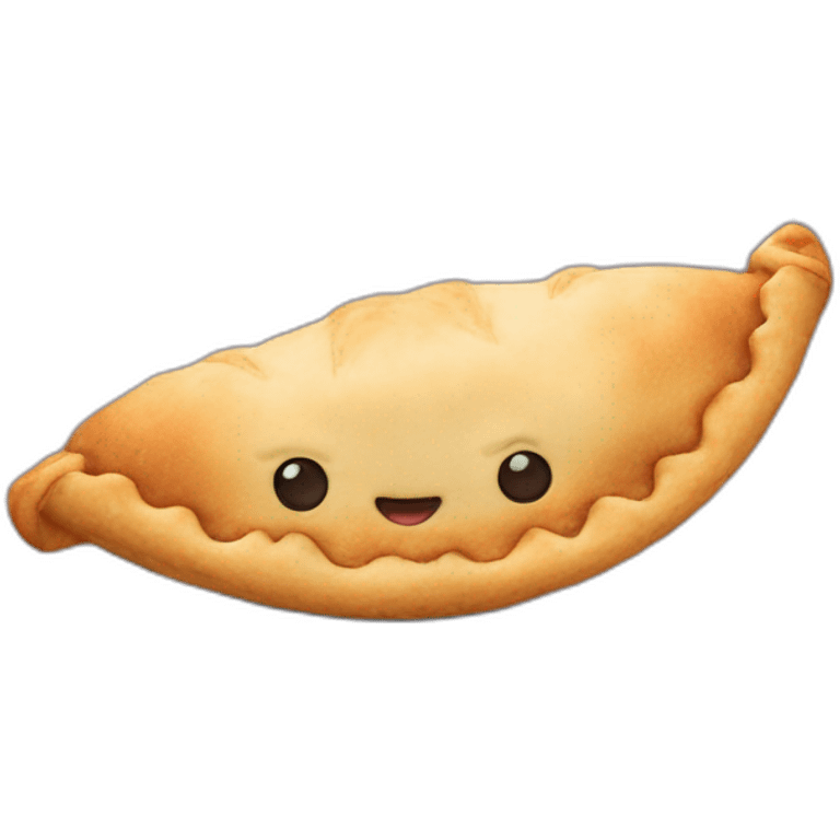 timid face empanada emoji