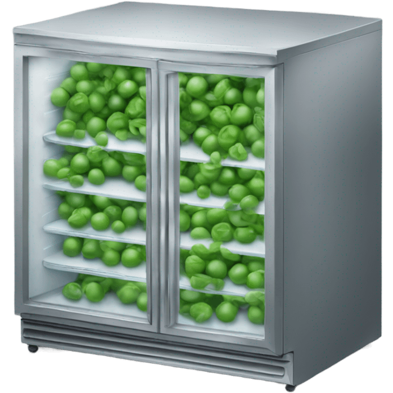 Pea in the freezer emoji