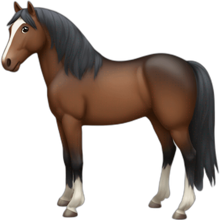 Cheval frison emoji