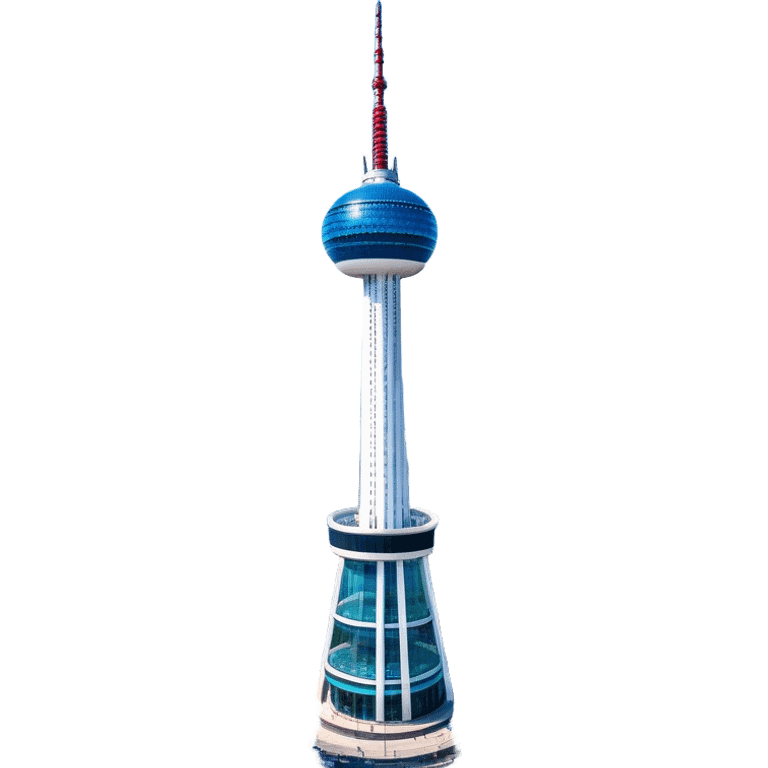 ​Cinematic Realistic N Seoul Tower, depicted in brilliant daylight as a slender, single-column tower rising from a modern cityscape, crowned by a sleek cylindrical observation deck offering panoramic views over Seoul, with crisp glass and steel surfaces reflecting clear blue skies and subtle architectural details that capture its futuristic elegance, emoji