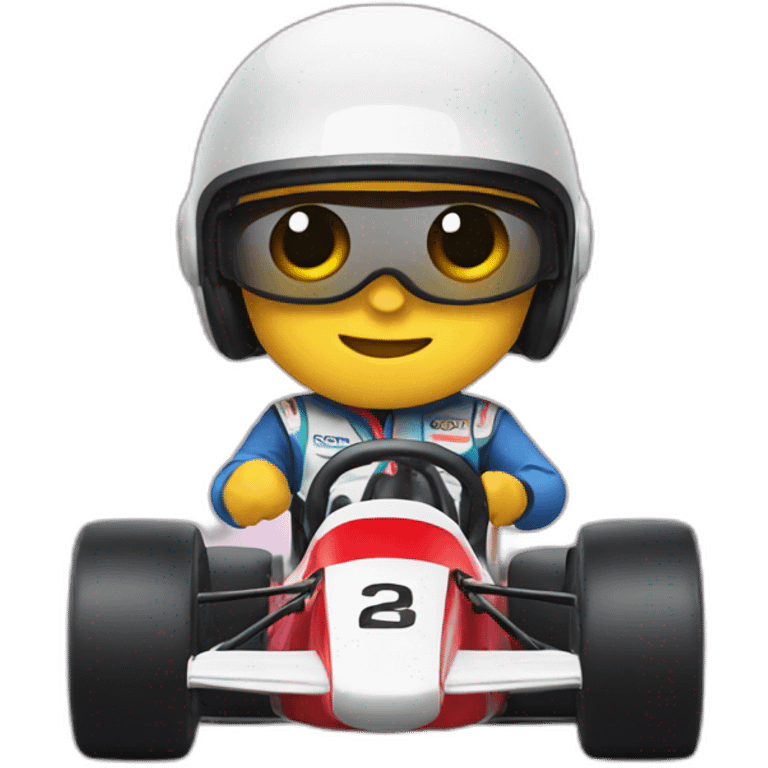 create a emoji car racer emoji